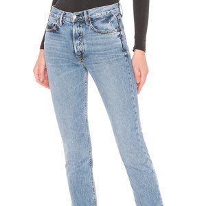 GRLDFRND Addison High-Rise Split Boot Jean